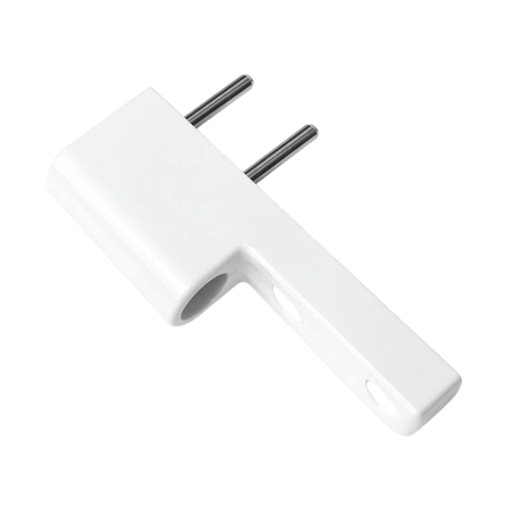 Петля REZE AVALON дверная 110 мм 130 кг (14-18 мм), RAL 9016 белый