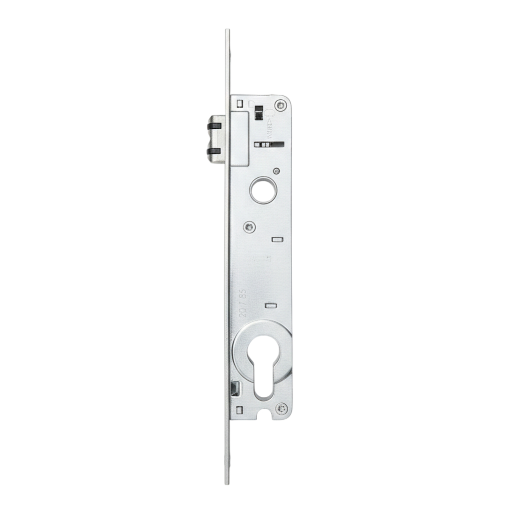Замок REZE ALU 20/85/23, с роликом и ригелем