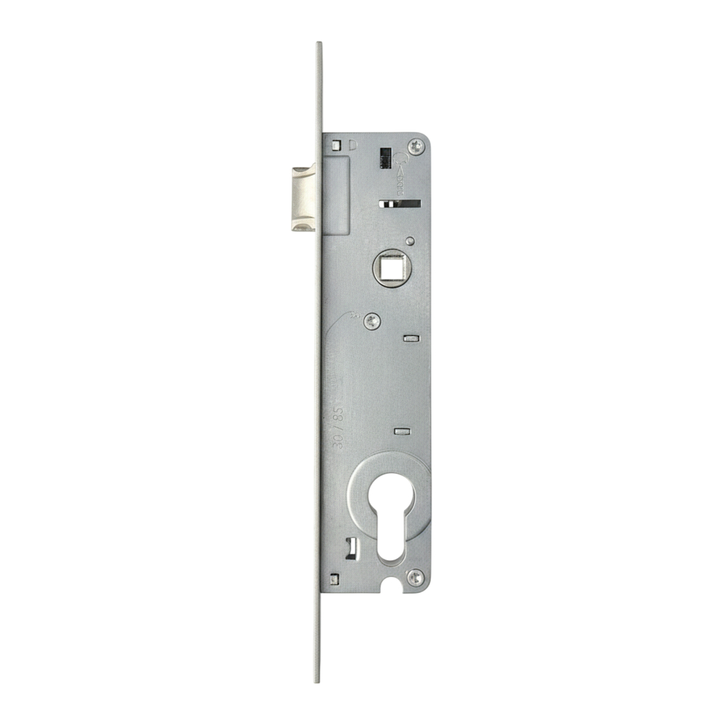 Замок REZE ALU 30/85/23, с защелкой и ригелем Замок REZE ALU 30/85/23, с защелкой и ригелем